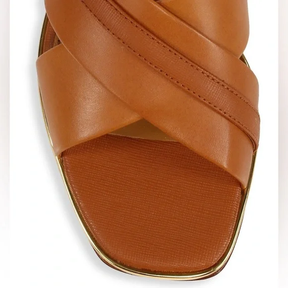 Tory Burch Delaney Crisscross Flat Slide Sandals - Picture 6 of 14